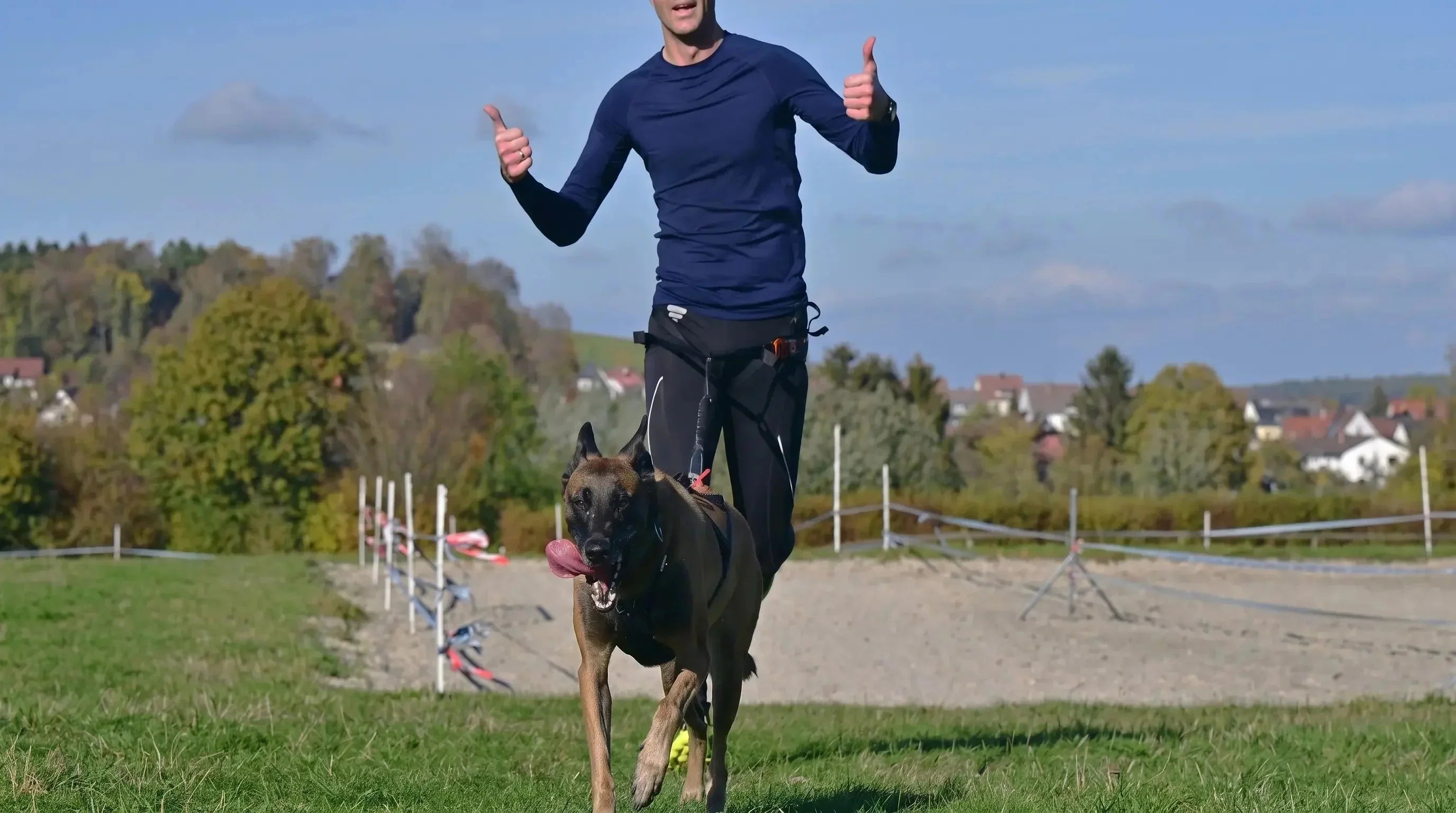 Laisse canicross : comment choisir pour courir avec son chien ? - KARN Image