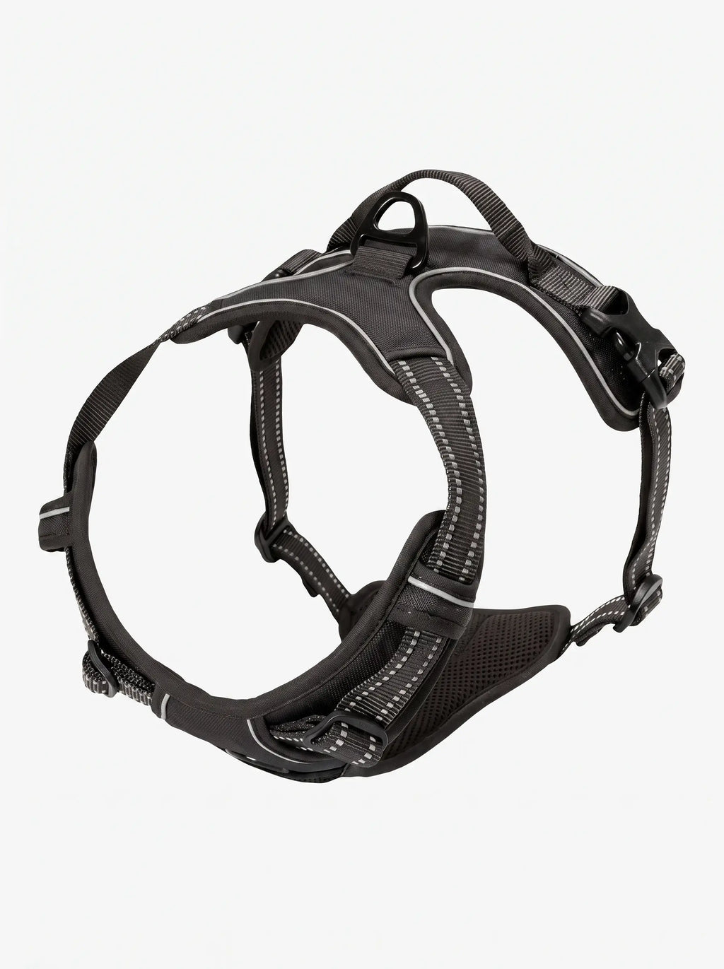 Harnais anti-traction chien coloris noir