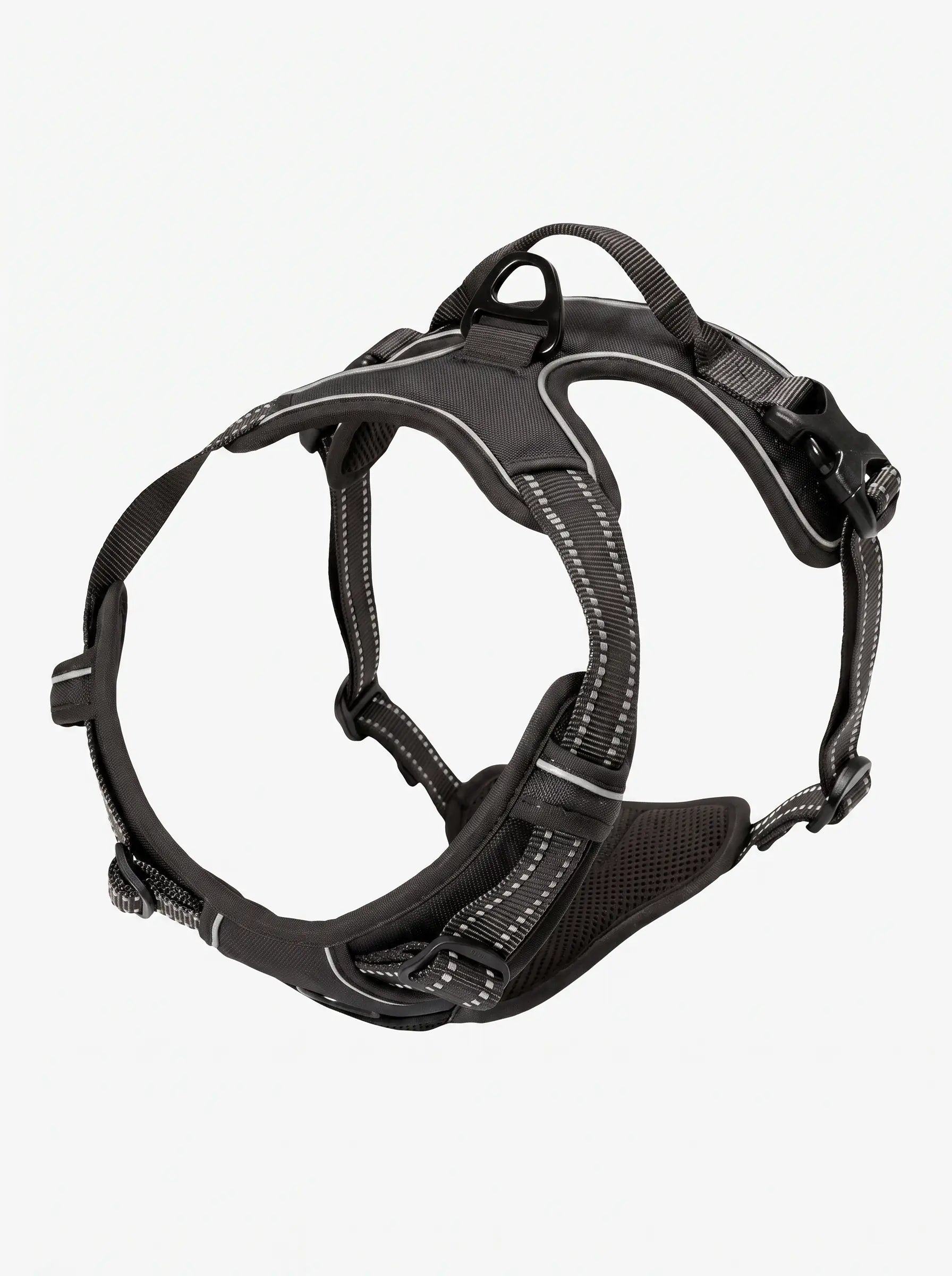 Harnais anti-traction chien coloris noir