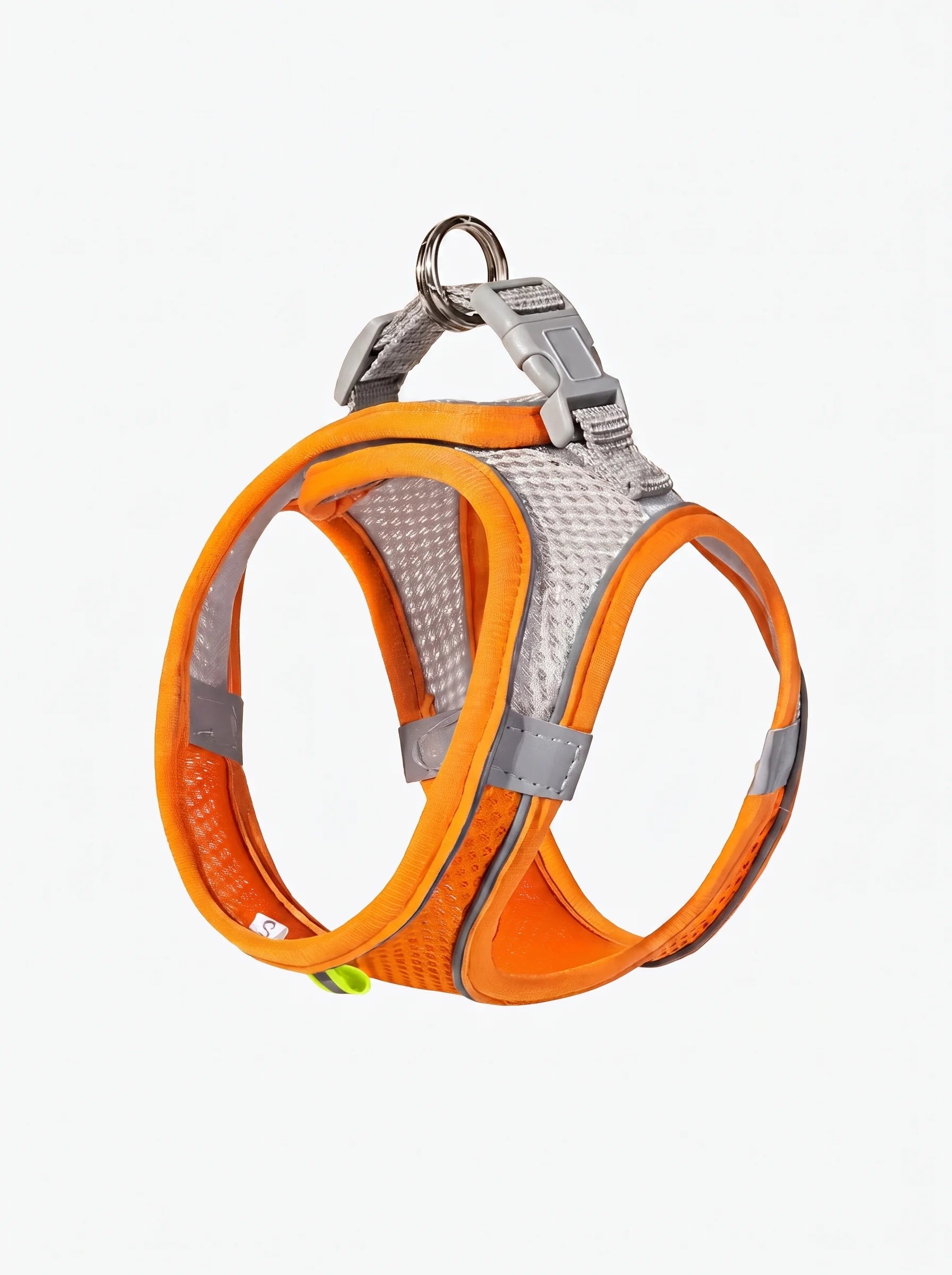 Harnais petit chien respirant coloris orange Image