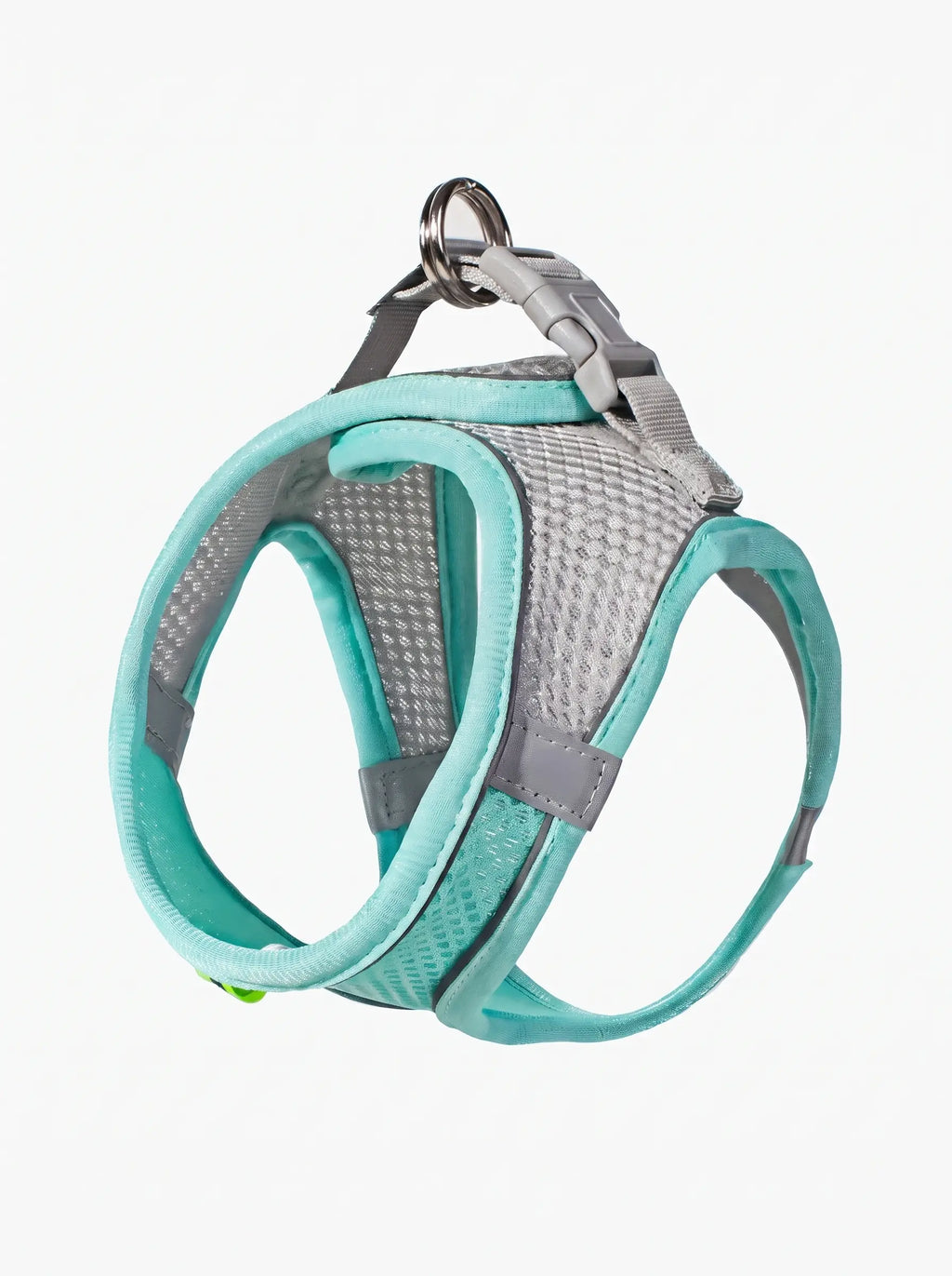 Harnais petit chien respirant coloris vert