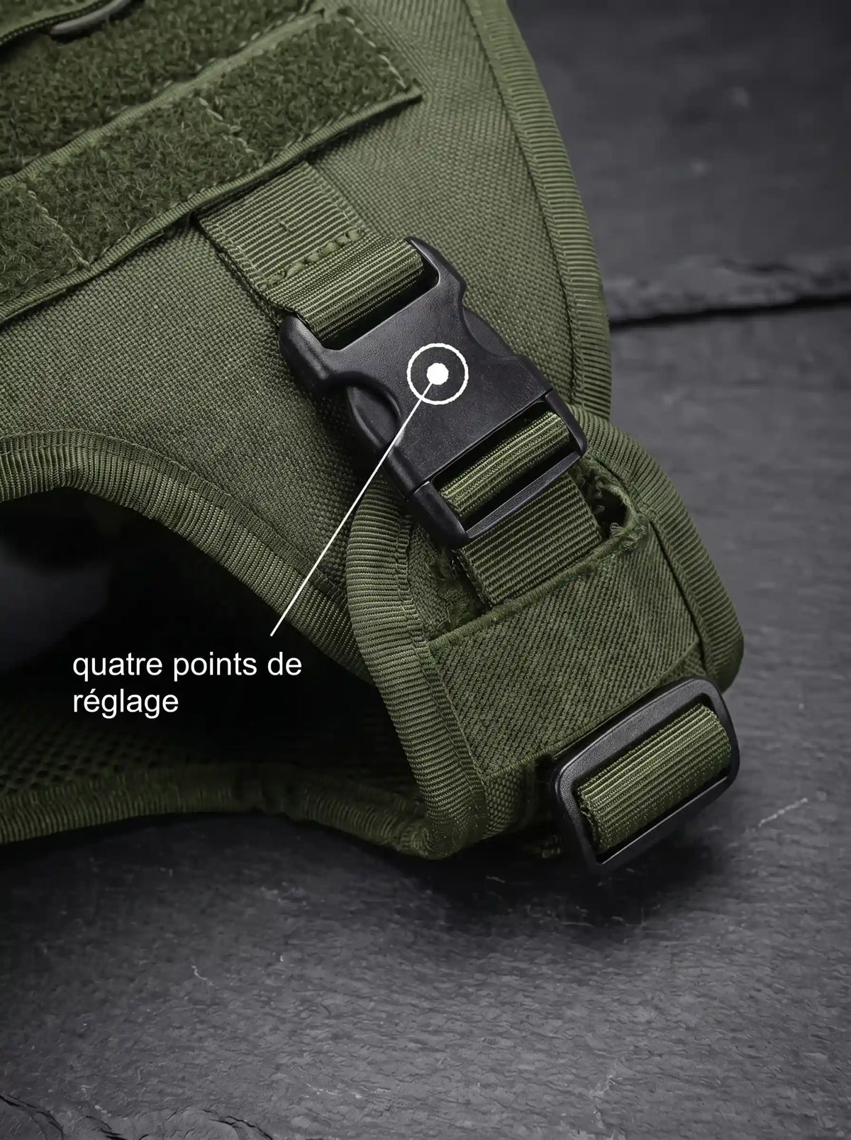 Harnais Tactique Chien Gilet MOLLE | KARN Field