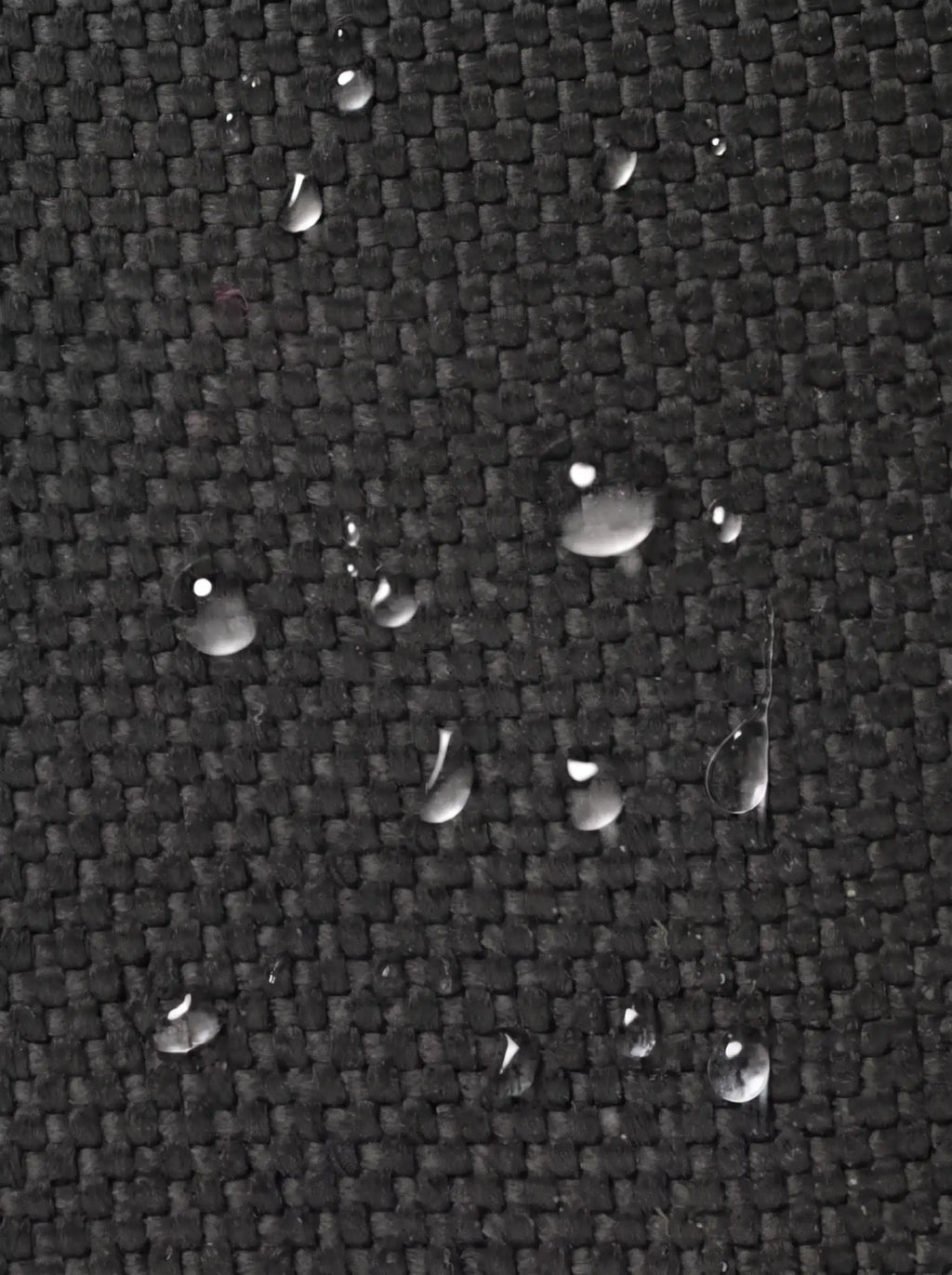 Tissu déperlant de la pochette tactique MOLLE noire